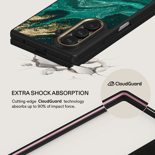 Emerald Pool - Elegant Samsung Galaxy Z Fold 7 Case