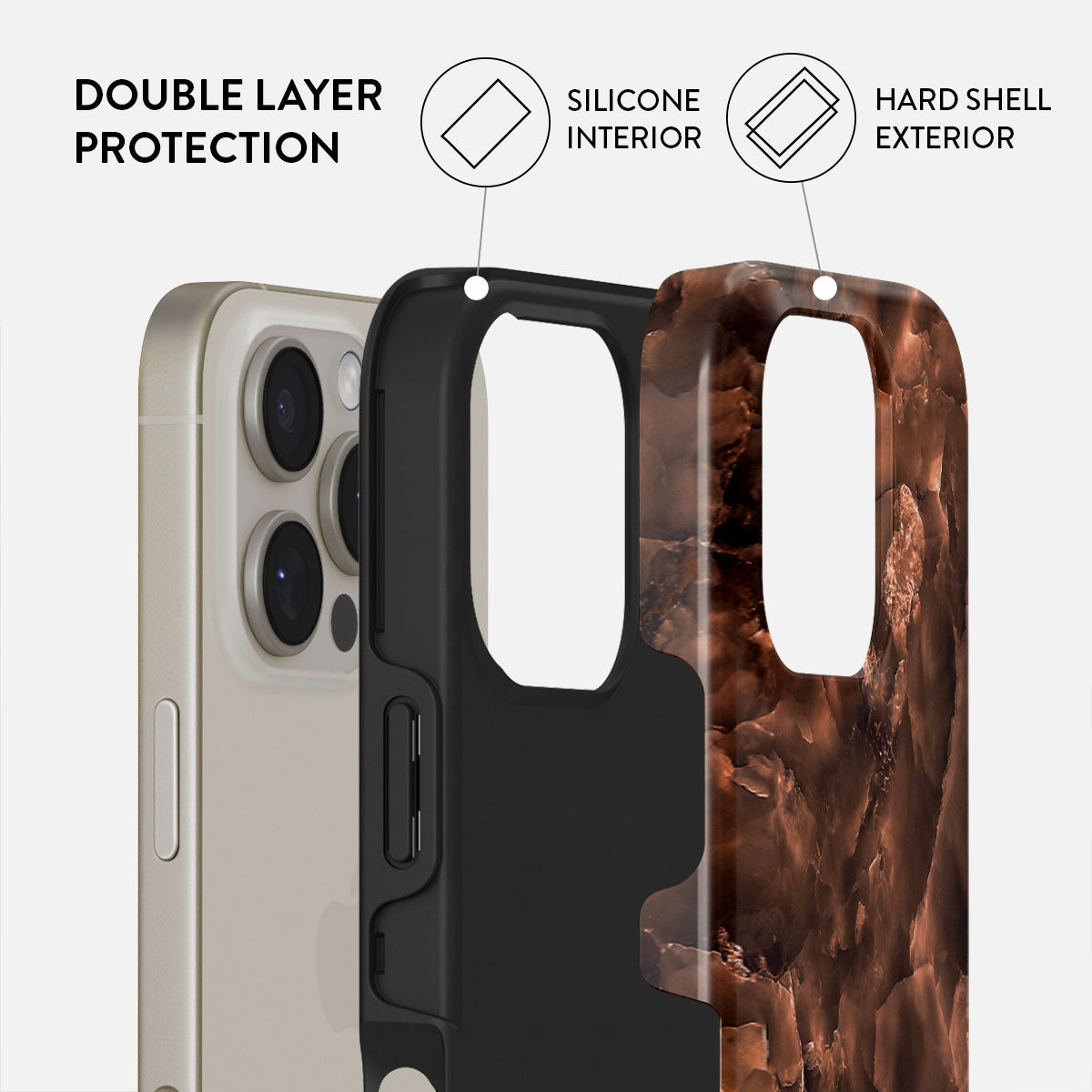 Toasted Chestnut - Brown iPhone 16 Pro Case | BURGA