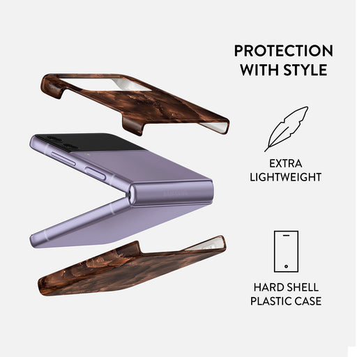 Toasted Chestnut - Brown Samsung Galaxy Z Flip 4 Case