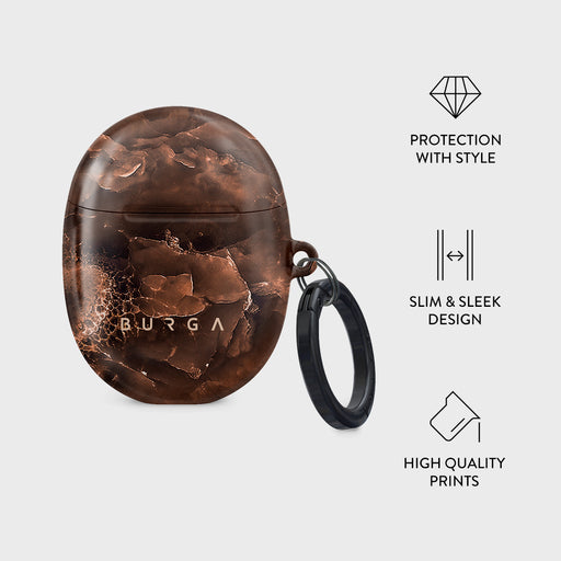Toasted Chestnut - Brown Google Pixel Buds Pro Case 4