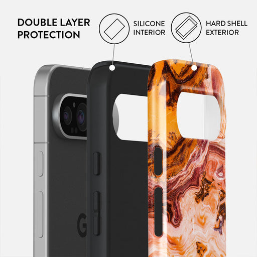 Pumpkin Spice - Orange Google Pixel 9 Case 2