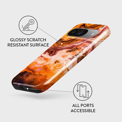 Pumpkin Spice - Orange Google Pixel 9 Case 3