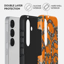 Bitter Apricot - Snake Samsung Galaxy S25 Case 2