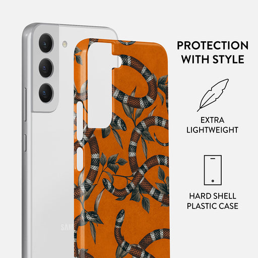 Bitter Apricot - Snake Samsung Galaxy S22 Plus Case 2