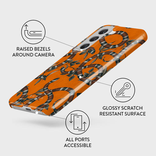 Bitter Apricot - Snake Samsung Galaxy S22 Plus Case 3