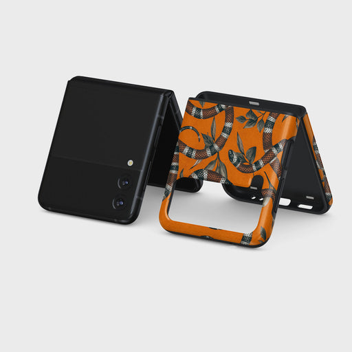 Bitter Apricot - Snake Samsung Galaxy Z Flip 3 Case 5
