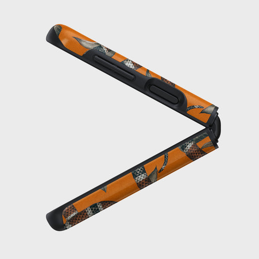 Bitter Apricot - Snake Samsung Galaxy Z Flip 3 Case 6