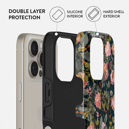 Bloomy Garden - Vintage iPhone 16 Pro Case