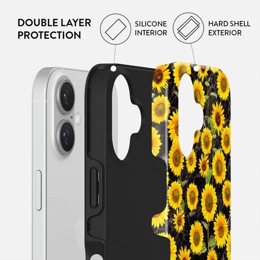 Sunflower Glimmer - iPhone 16 Case 2