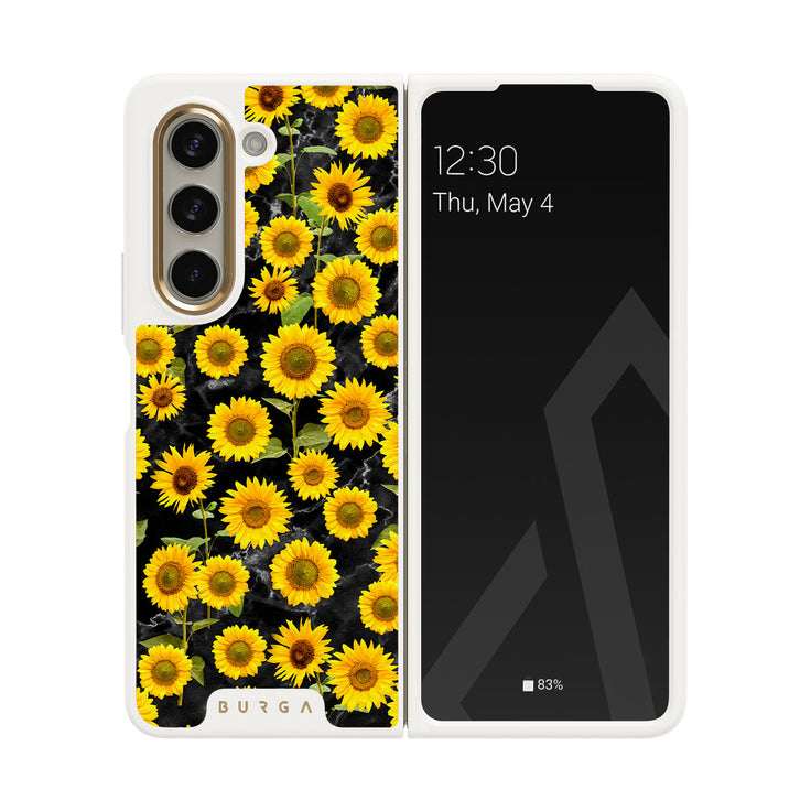 Sunflower Glimmer - Samsung Galaxy Z Fold 5 Case