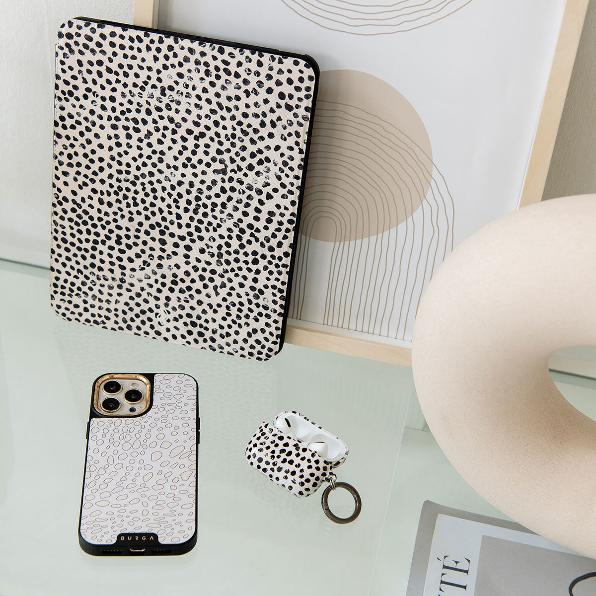 Almond Latte - Cute iPad Mini 8.3 (A17 Pro/6th Gen) Case | BURGA