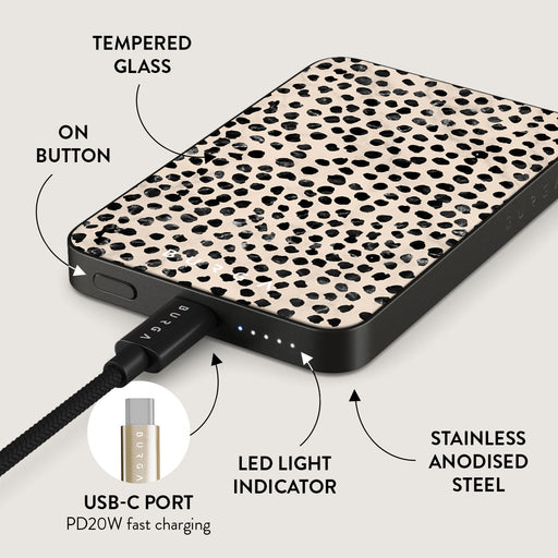 Almond Latte - Cute - Magnetic Power Bank