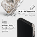 Snowstorm - Grey Marble iPhone 16 Case 4