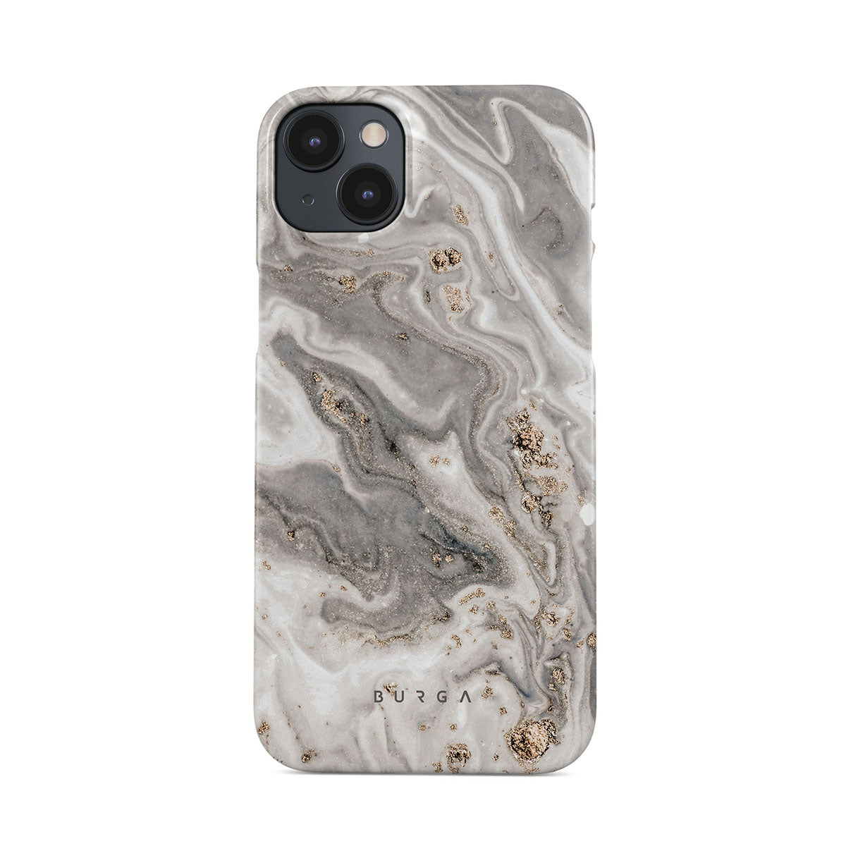 Snowstorm - Grey Marble iPhone 13 Case | BURGA