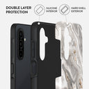 Snowstorm - Grey Marble Samsung Galaxy A26 5G Case 2