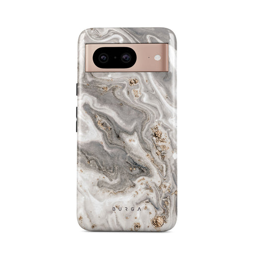Snowstorm - Grey Marble Google Pixel 8 Case 1