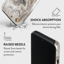Snowstorm - Grey Marble Google Pixel 8 Case 4