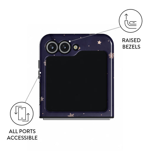 Midnight Kiss - Star Samsung Galaxy Z Flip 6 Case 3