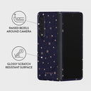 Midnight Kiss - Star Samsung Galaxy Z Fold 3 Case 3