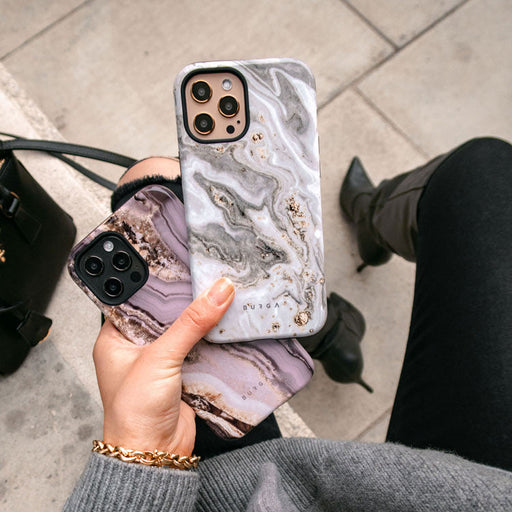 Snowstorm - Grey Marble iPhone 16e Case 7