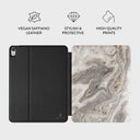 Snowstorm - Grey Marble iPad Air 10.9 (5th/4th Gen) Case 3