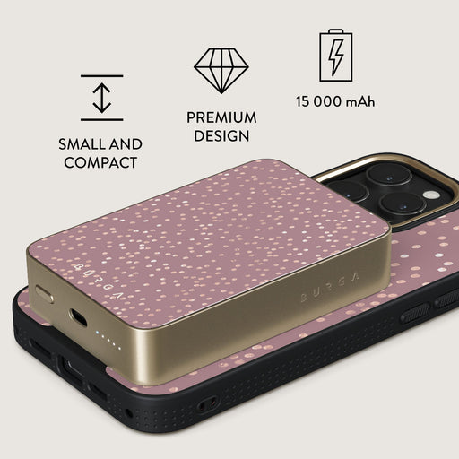 Hot Cocoa - Spotted Magnetic Power Bank
