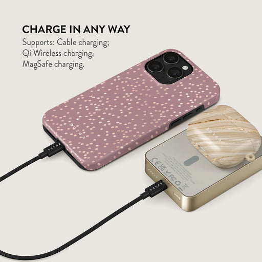 Hot Cocoa - Spotted Magnetic Power Bank