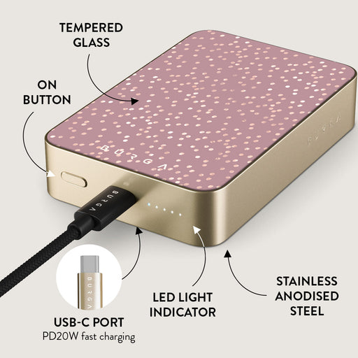 Hot Cocoa - Spotted Magnetic Power Bank