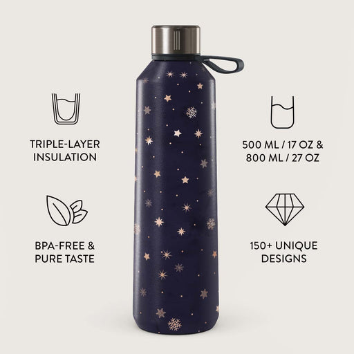 Midnight Kiss - Star Water Bottle 3