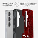 Iconic Red Ruby - Marble Samsung Galaxy S24 Plus Case 6