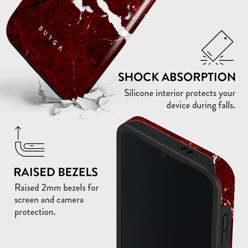 Iconic Red Ruby - Marble Samsung Galaxy S24 Plus Case 8