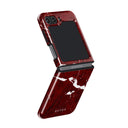 Iconic Red Ruby - Marble Samsung Galaxy Z Flip 5 Case 7