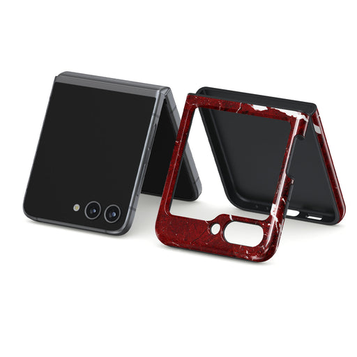 Iconic Red Ruby - Marble Samsung Galaxy Z Flip 5 Case 11