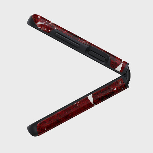 Iconic Red Ruby - Marble Samsung Galaxy Z Flip 3 Case 6