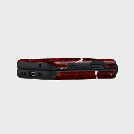 Iconic Red Ruby - Marble Samsung Galaxy Z Flip 3 Case 7