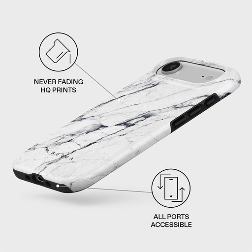 Satin White - Marble iPhone Air Case