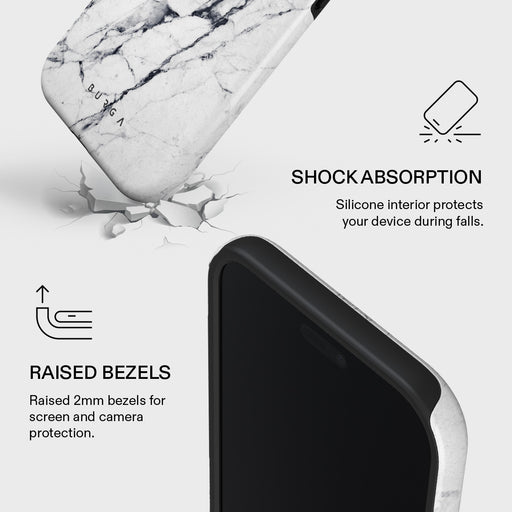 Satin White - Marble iPhone Air Case