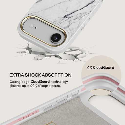 Satin White - Marble iPhone Air Case
