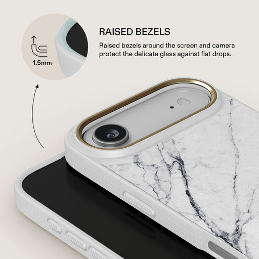 Satin White - Marble iPhone Air Case
