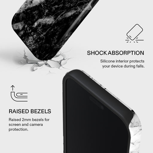 Fatal Contradiction - Black & White Marble iPhone 17 Pro Max Case