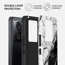 Fatal Contradiction - Black & White Marble Xiaomi 13T Case 2