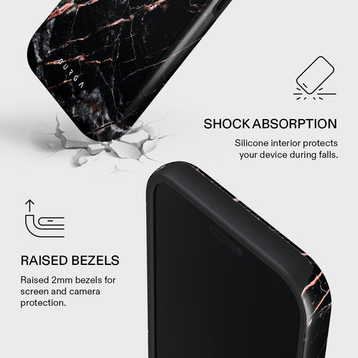 Rose Gold Marble - iPhone 17 Pro Max Case