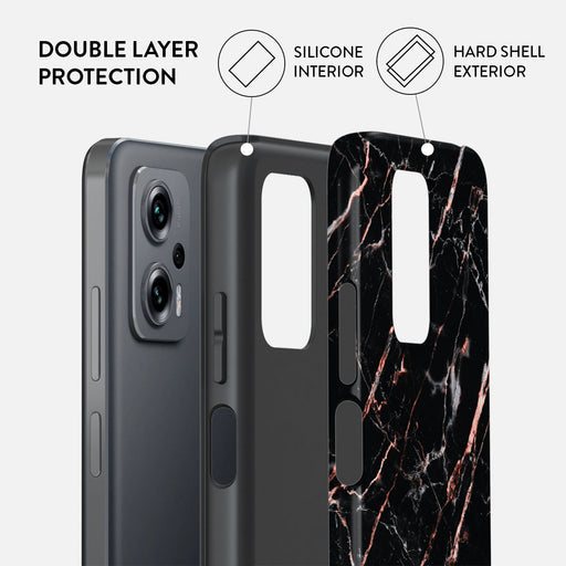 Rose Gold Marble - Xiaomi Redmi Note 11T Pro / 11T Pro+ Case 2