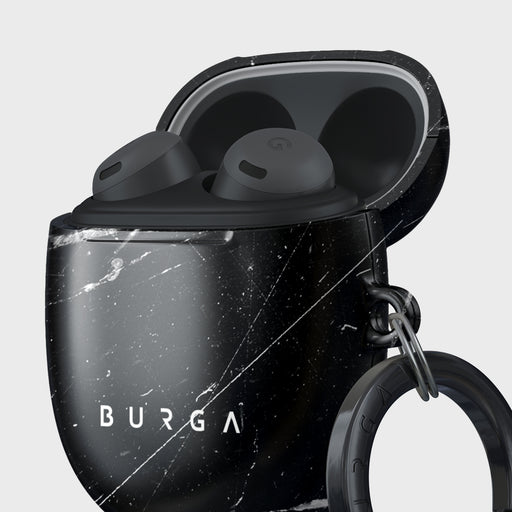 Noir Origin - Black Marble Google Pixel Buds Pro Case 5
