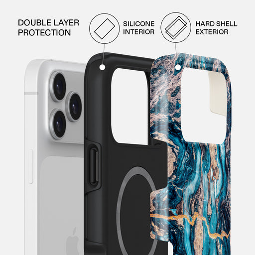Mystic River - Blue Marble iPhone 17 Pro Max Case
