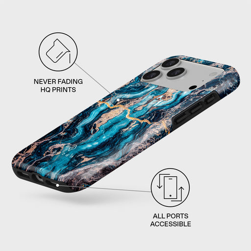 Mystic River - Blue Marble iPhone 17 Pro Max Case
