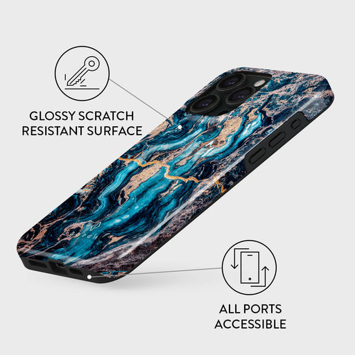 Mystic River - Blue Marble iPhone 15 Pro Max Case