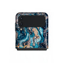 Mystic River - Blue Marble Samsung Galaxy Z Flip 3 Case 1