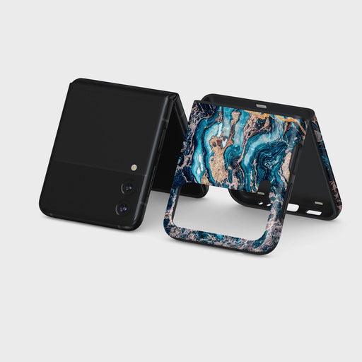 Mystic River - Blue Marble Samsung Galaxy Z Flip 3 Case 5