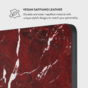 Iconic Red Ruby - Marble Laptop Sleeve 6